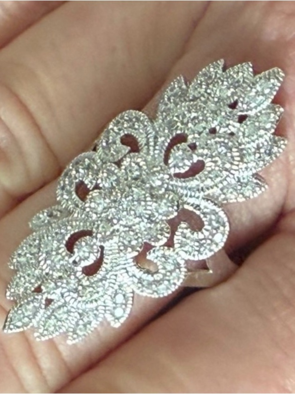 Bella Luce JTV 2.00 CTW Diamond Simulant Sterling Silver Cocktail Ring NWT sz 10